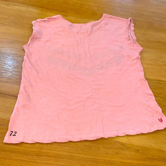 JUNE 7.2 Size XS Designer Cap Sleeve T-Shirt 3 V-Stripe’s ~HAYDEN LOGO CALI TEE - Picture 10 of 16